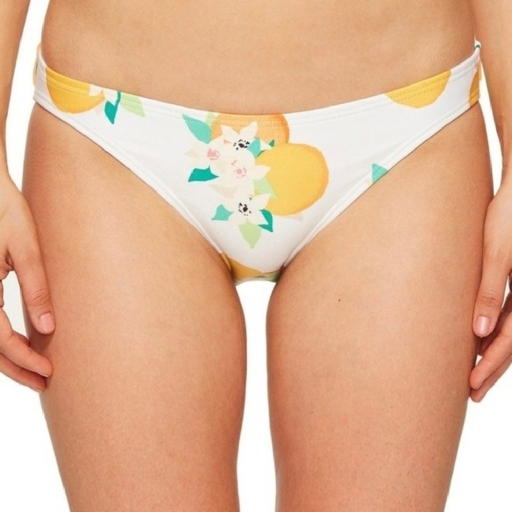 Kate Spade Capistrano Women’s Floral/Orange Print Bikini Bottom NWOT Size XL